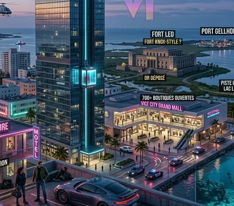 GTA 6 Leaks : La Carte, Vice City et l&rsquo;Exploration du Monde Ouvert